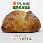 Weekly Plain Sourdough Bread Subscription – 4 Weeks