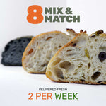 Weekly 2 Breads Subscription – You Pick the Flavors - 4 weeks
