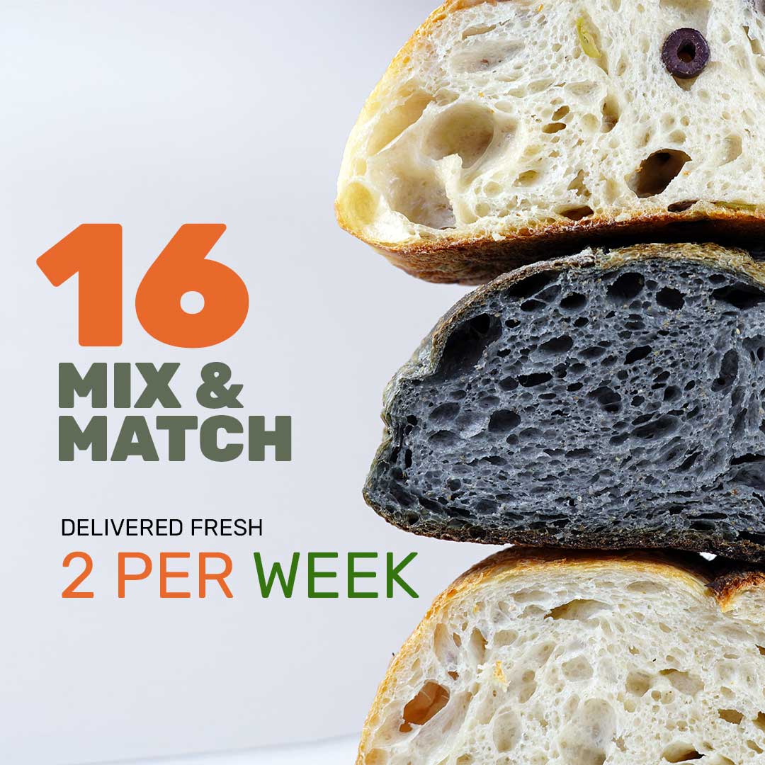 Weekly 2 Breads Subscription – You Pick the Flavors - 8 weeks