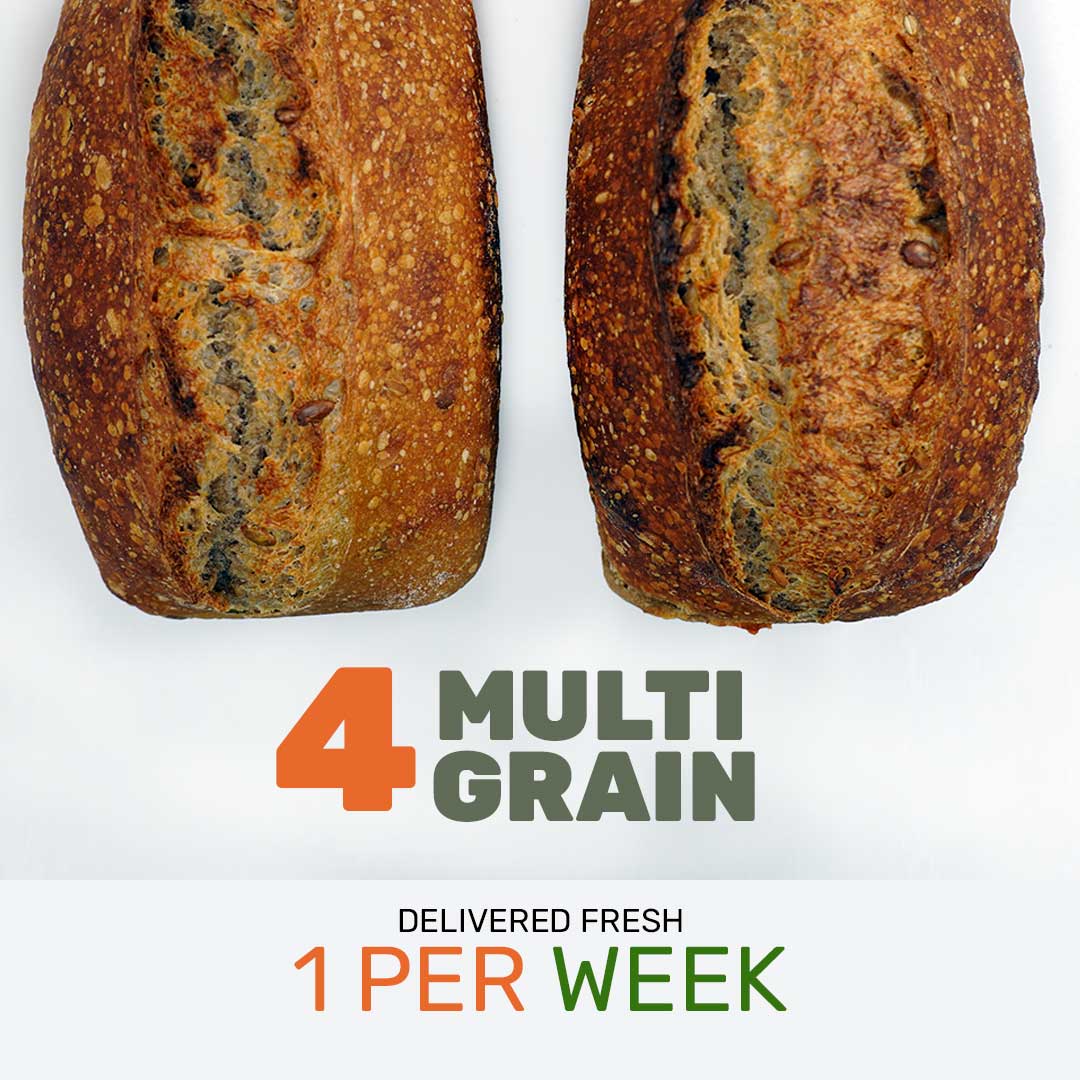 Weekly Multigrain Sourdough Bread Subscription – 4 Weeks