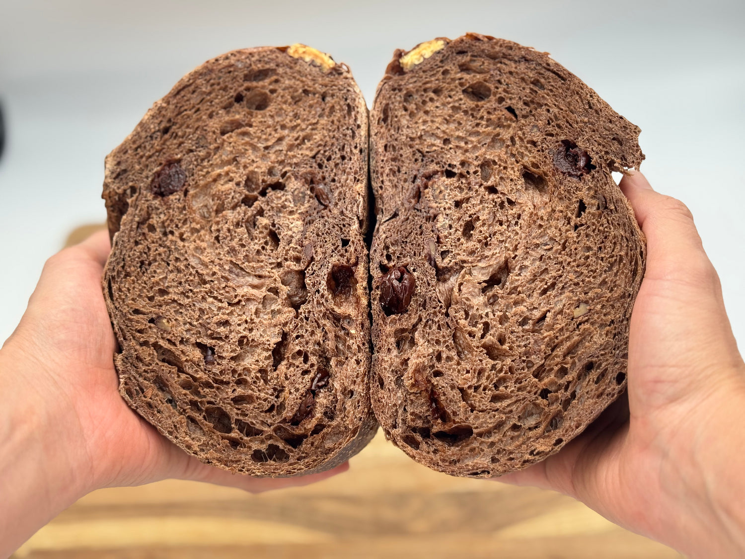 Chocolate, Cherry & Hazelnut Sourdough