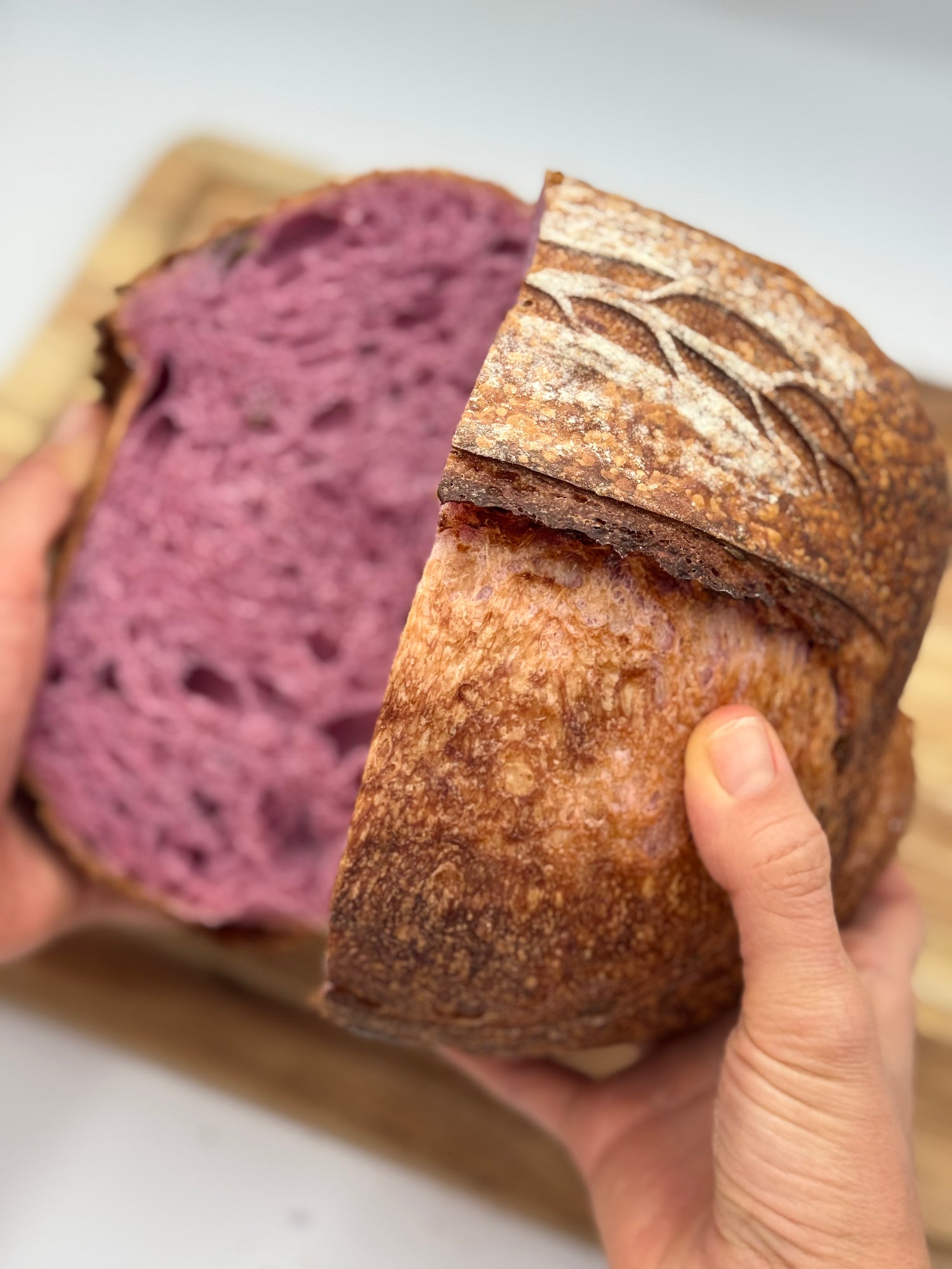 Purple Sweet Potato & Rosemary Sourdough