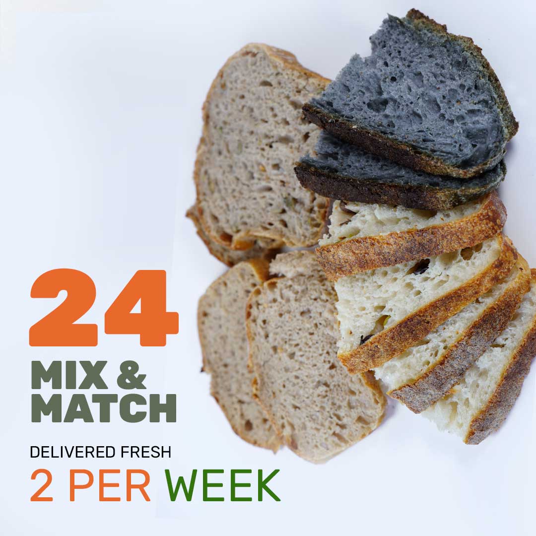 Weekly 2 Breads Subscription – You Pick the Flavors - 12 weeks